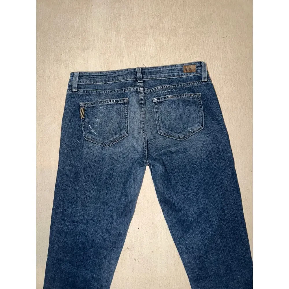 Paige women’s distressed skyline ankle peg blue jeans
Size 28 - Picture 14 of 16